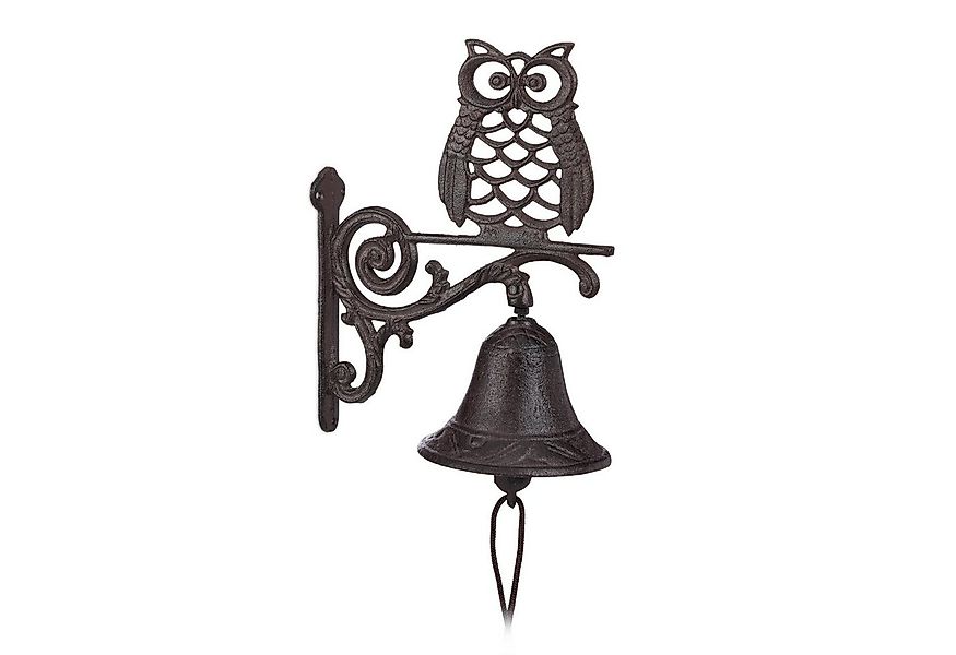 relaxdays Dekoobjekt Türglocke Gusseisen Eule günstig online kaufen