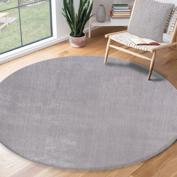 the carpet Teppich »Relax round« rund 16 mm Höhe waschbarer Wohnzimmer Tepp günstig online kaufen