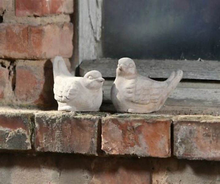 HOME Living Vogel Terracotta Dekoobjekte beige günstig online kaufen