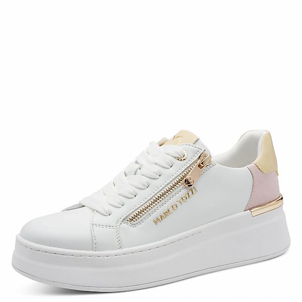 MARCO TOZZI Plateausneaker Freizeitschuh, Halbschuh, Schnürschuh mit Außenr günstig online kaufen