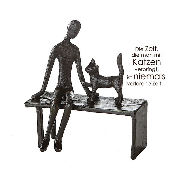 GILDE Skulptur ZUWENDUNG Skulptur - braun günstig online kaufen