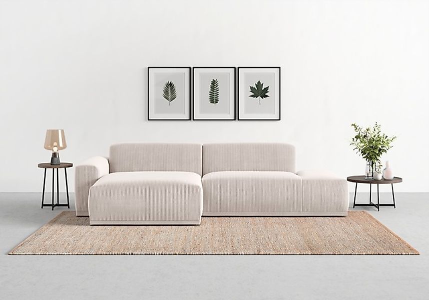 TRENDMANUFAKTUR Ecksofa »Braga, mit hochwertigem Kaltschaum, L-Form, in Cor günstig online kaufen
