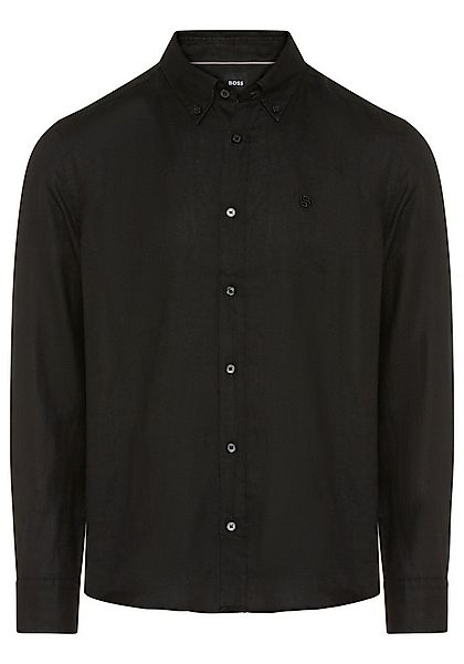 BOSS Leinenhemd LIAM 100% Seide Premium mit Button-Down-Kragen, regular fit günstig online kaufen