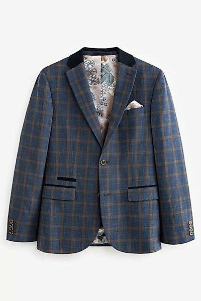 Next Baukastensakko Skinny-Fit-Anzug Sakko mit kleinem Karomuster (1-tlg) günstig online kaufen