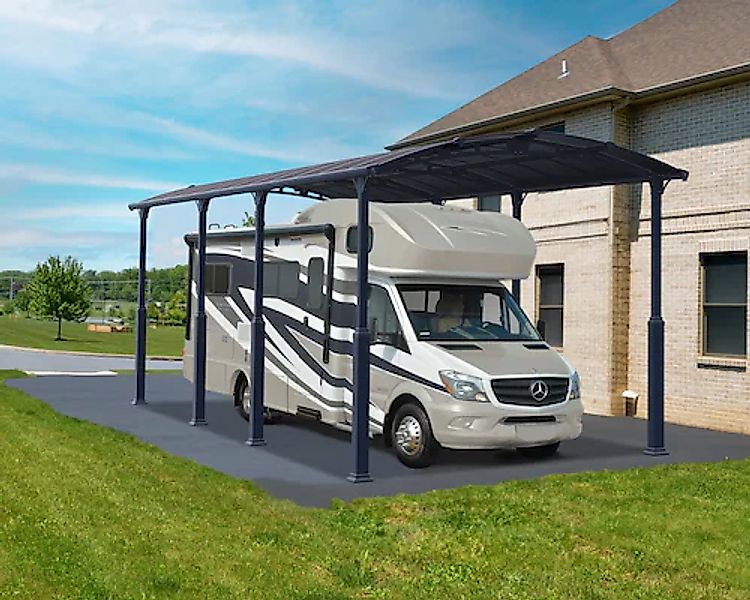 Palram - Canopia Einzelcarport »Alpine« Aluminium 319 cm Anthrazit wartungs günstig online kaufen
