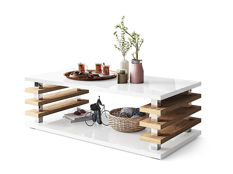 designimpex Couchtisch Carl Svensson DC-3 Wohnzimmertisch günstig online kaufen