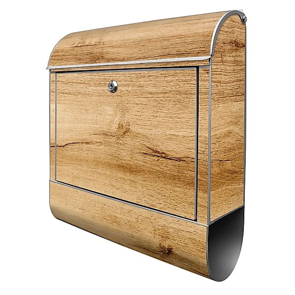 Banjado Design Briefkasten Silber Pulverbeschichtet 39x47x14cm 2 Schlüssel günstig online kaufen