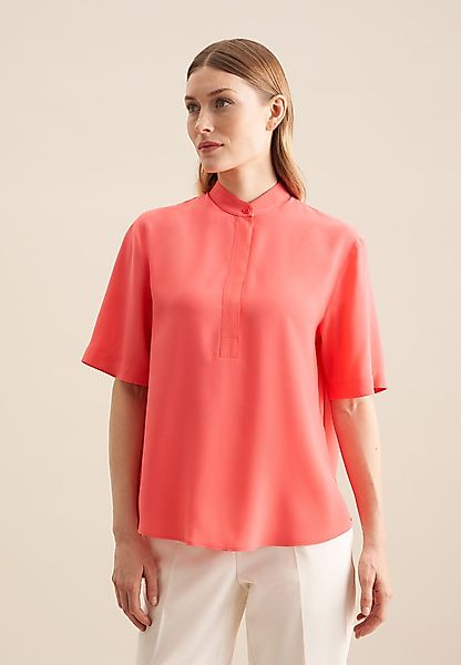 seidensticker Shirtbluse Schwarze Rose Kurzarm Rundhals günstig online kaufen