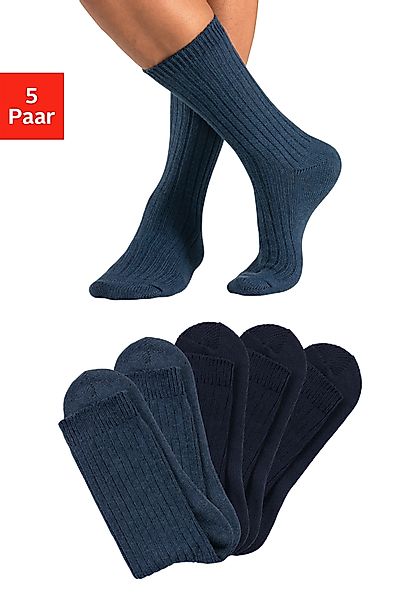 H.I.S Arbeitssocken Packung, 5 Paar tlg. besonders grob gestrickt günstig online kaufen