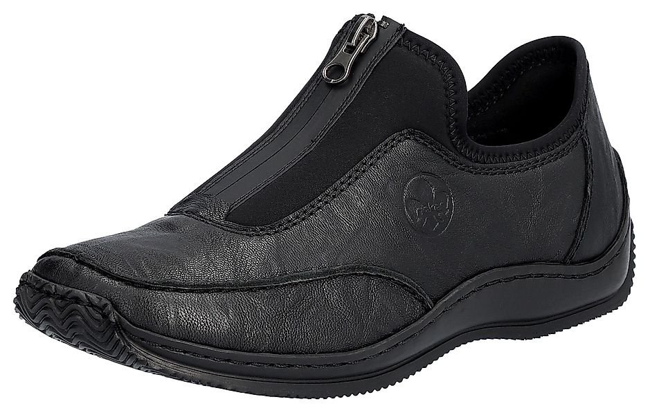 Rieker Slipper Halbschuh, Freizeitschuh mit Reißverschluss günstig online kaufen