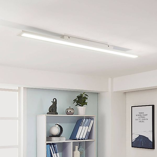 Arcchio LED-Panel Arya, 120 cm, weiß, dimmbar, Aluminium günstig online kaufen