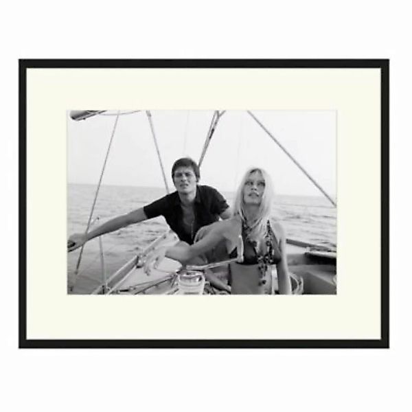 Any Image Wandbild Alain Delon & Brigitte Bardot schwarz Gr. 70 x 90 günstig online kaufen