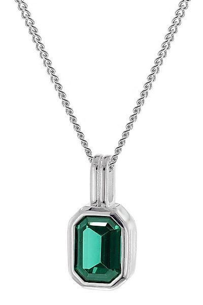 trendor Panzerkette Damen-Halskette 925 Silber mit synth. Turmalin Anhänger günstig online kaufen