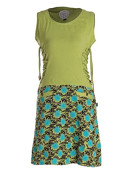 Vishes Minikleid Damen Sommerkleid armlos-es Blumen-Kleid günstig online kaufen