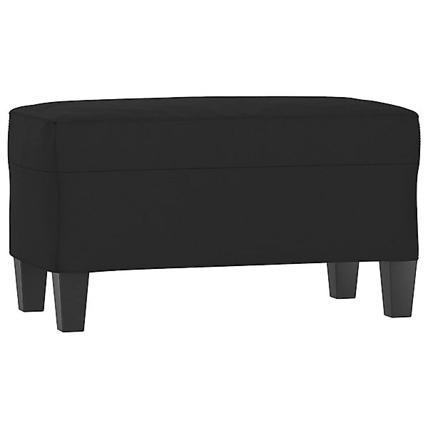 vidaXL Sitzbank Schwarz 70x35x41 cm Mikrofasergewebe 349448 günstig online kaufen