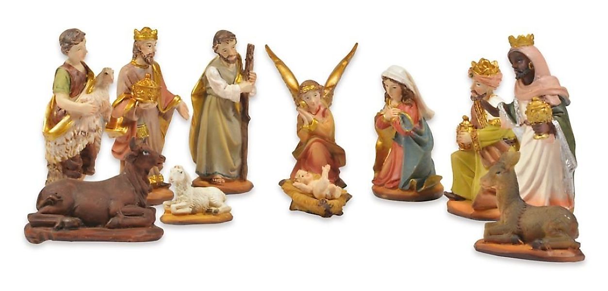 RIFFELMACHER & WEINBERGER Krippen-Zubehör Krippenfigurenset 'Gold' 7-9 cm, günstig online kaufen