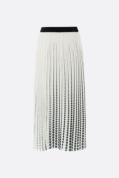 Plissee-Rock mit Tupfen günstig online kaufen