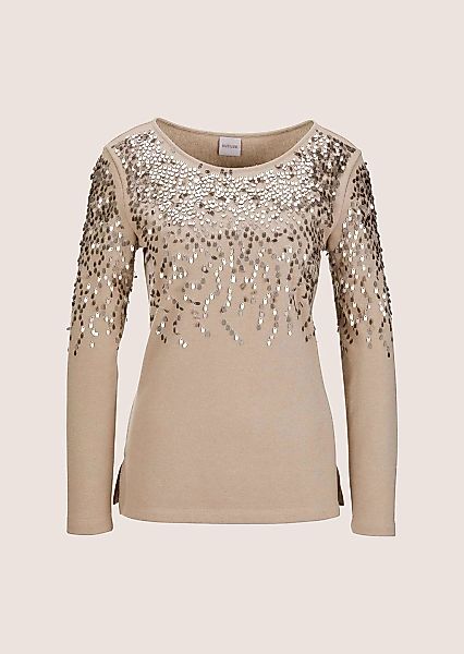 MADELEINE Langarmshirt "Sweatshirt Glitzeroberteil mit funkelnden Details" günstig online kaufen