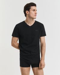 Gant Kurzarmshirt V-NECK T-SHIRT 2-PACK Mit günstig online kaufen