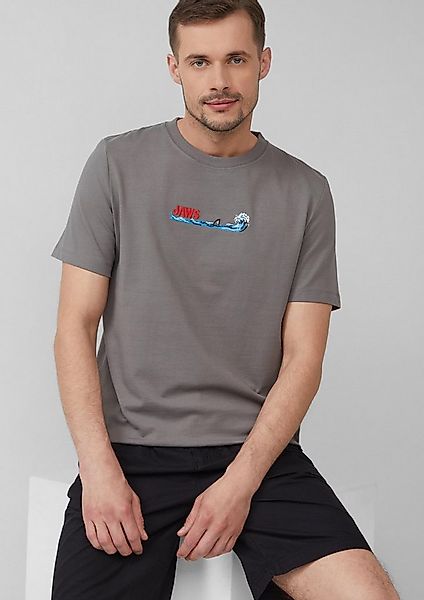 s.Oliver Kurzarmshirt T-Shirt T-Shirt aus Heavy Jersey mit Jaws© UCS LLC Ar günstig online kaufen