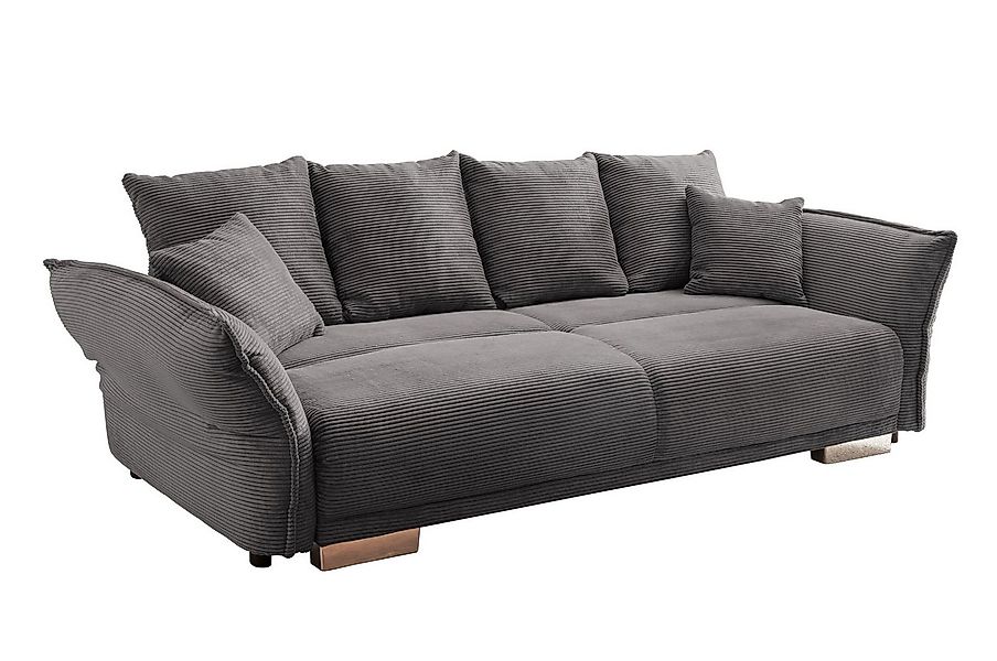 luma-home Big-Sofa 17214, mit Bettfunktion B242/T131/H90 cm, Liegefläche 16 günstig online kaufen
