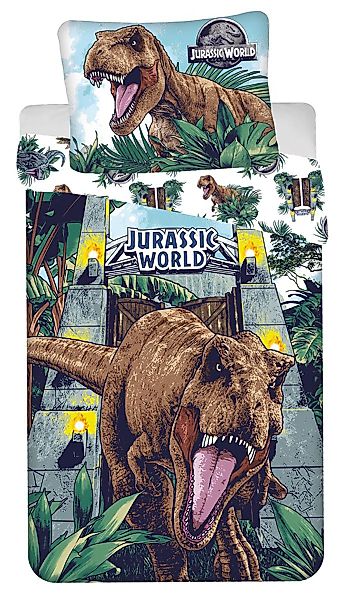 Jurassic World Kinderbettwäsche Jurassic World, Renforcé, günstig online kaufen