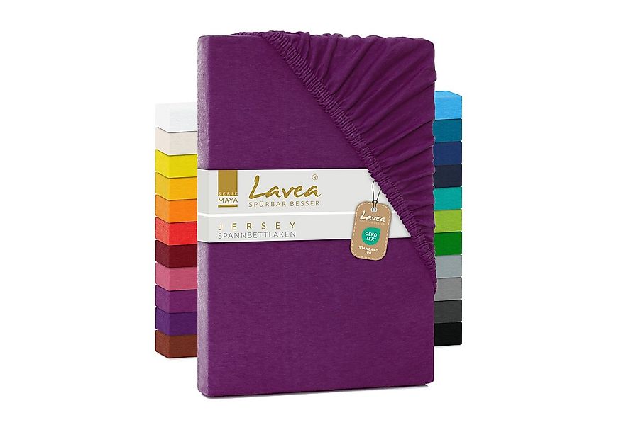Lavea Spannbettlaken Bettlaken Maya, 180x200cm, 200x200cm, 140x200cm, 160x2 günstig online kaufen