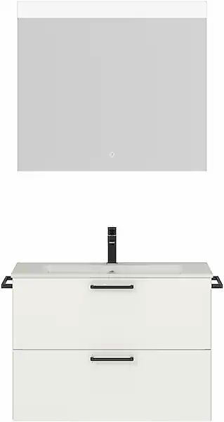nobilia® Badmöbel-Set »Tolvina« vormontiert, mit Soft-Close, 2 Stk. tlg. günstig online kaufen