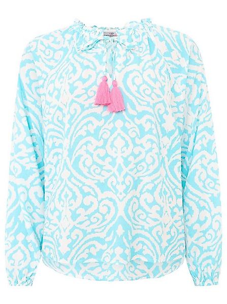 Zwillingsherz Schlupfbluse "Ornamente" mit tollem Ornament Muster, Bindeban günstig online kaufen