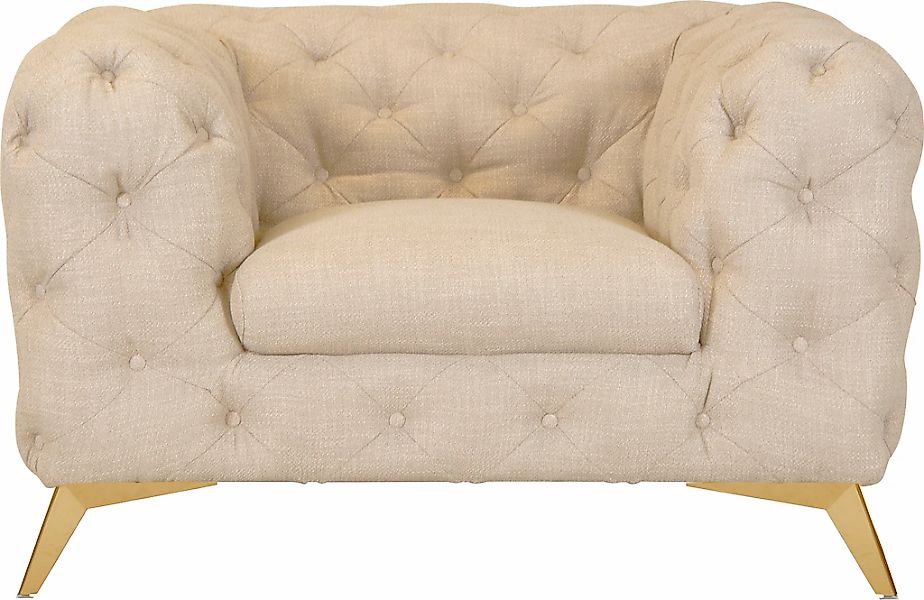 Home affaire Chesterfield-Sessel "Glynis Sessel" aufwändige Knopfheftung, m günstig online kaufen
