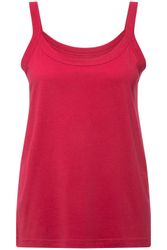 Ulla Popken Longtop Spaghettitop Rundhals Modalmix günstig online kaufen