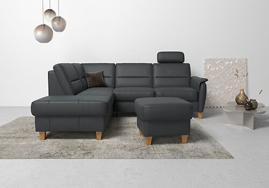 Home affaire Ecksofa »Palmera L-Form, B: 236 cm« optional Bettfunktion & Be günstig online kaufen