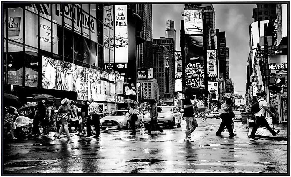 Papermoon Infrarotheizung »Time Square Schwarz & Weiß« günstig online kaufen