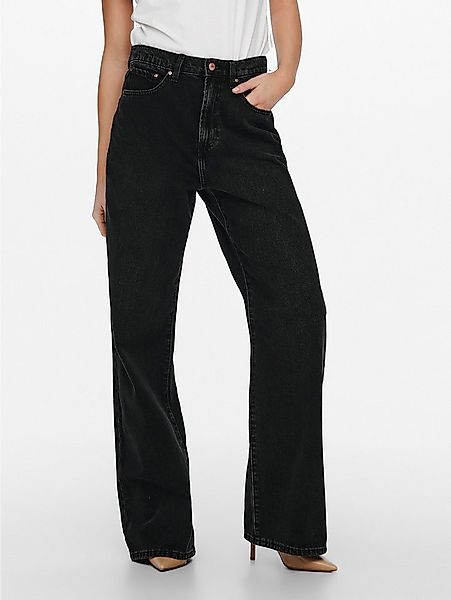 ONLY High-waist-Jeans ONLHOPE HW WIDE DNM REA129 NOOS Baumwolle günstig online kaufen
