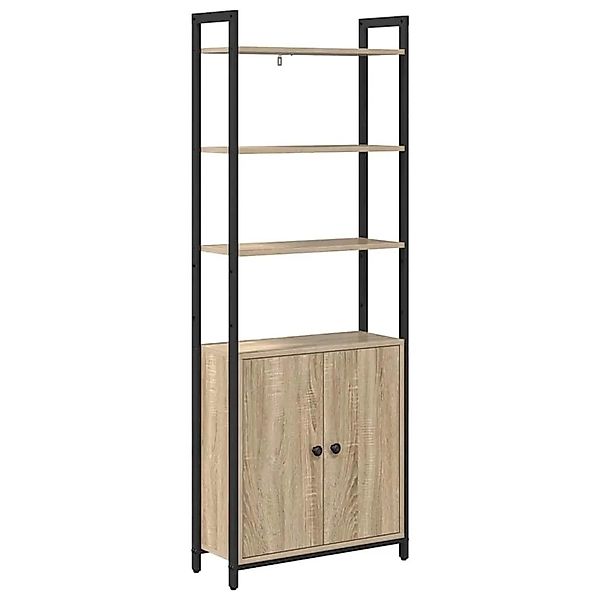 vidaXL Bücherregal Sonoma-Eiche 60 x 24 x 161 cm Holzwerkstoff 883857 günstig online kaufen
