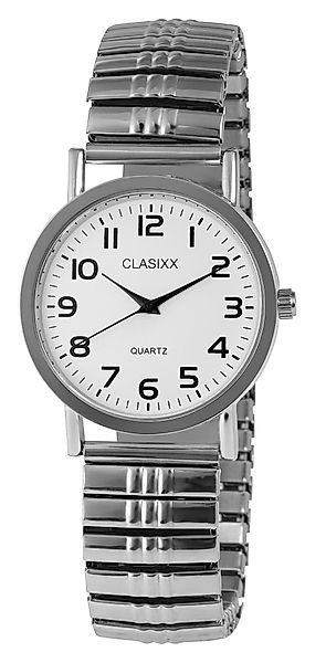 Clasixx Quarzuhr CX0004 Edelstahlzugarmband, Basic, klassisch, günstig online kaufen