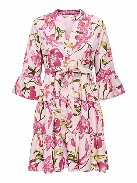 ONLY Tunikakleid "ONLSINA LIFE 3/4 SHORT DRESS NOOS WVN" mit Volant günstig online kaufen