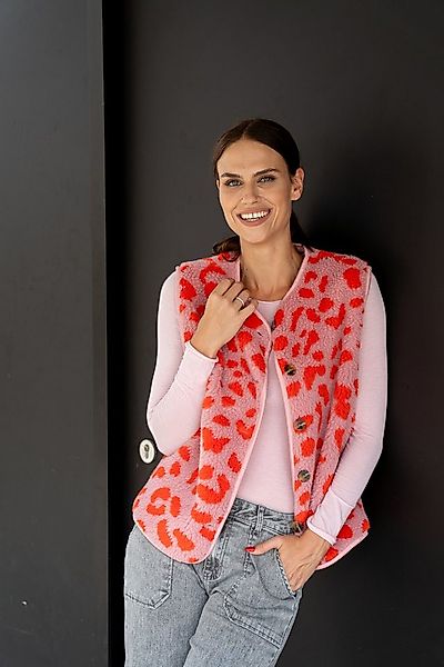 von Herzen Fellimitatweste LEO TEDDYWESTE "PINK PANTHER" - Onesize - Leopri günstig online kaufen