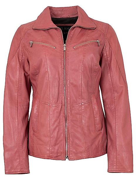 Jilani Lederjacke Skadi Jilani - Damen Lederjacke Lammnappa altrosa günstig online kaufen