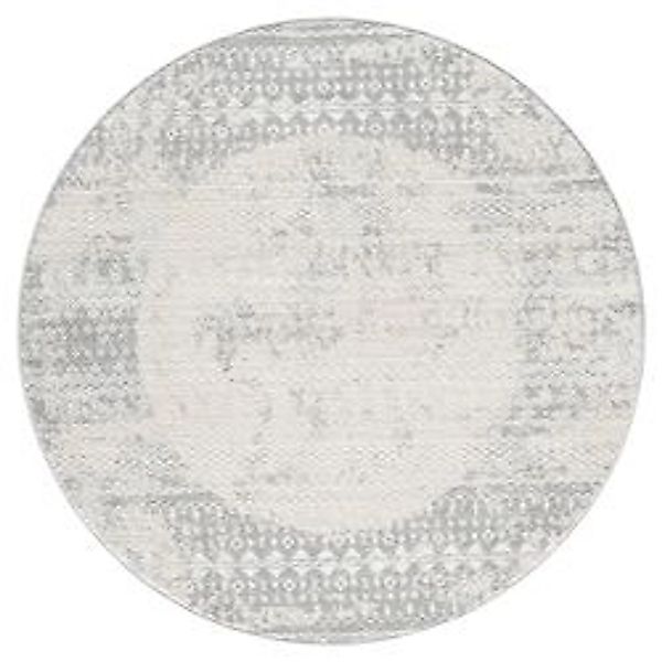 payé Teppich Royal 232 Rund 200x200 cm Grau günstig online kaufen