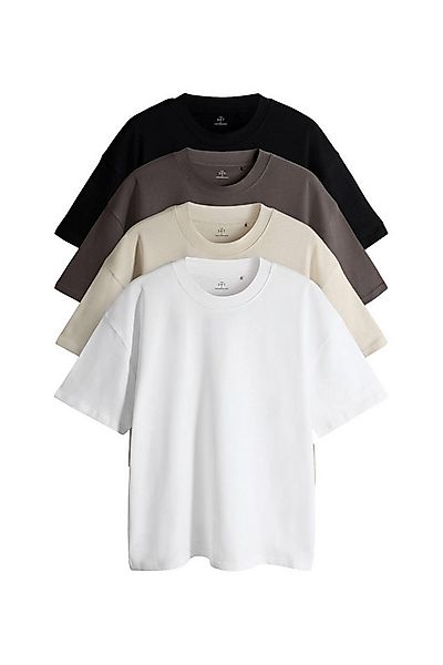 The Set T-Shirt The Set Oversize-T-Shirts, 4er-Pack (4-tlg) günstig online kaufen