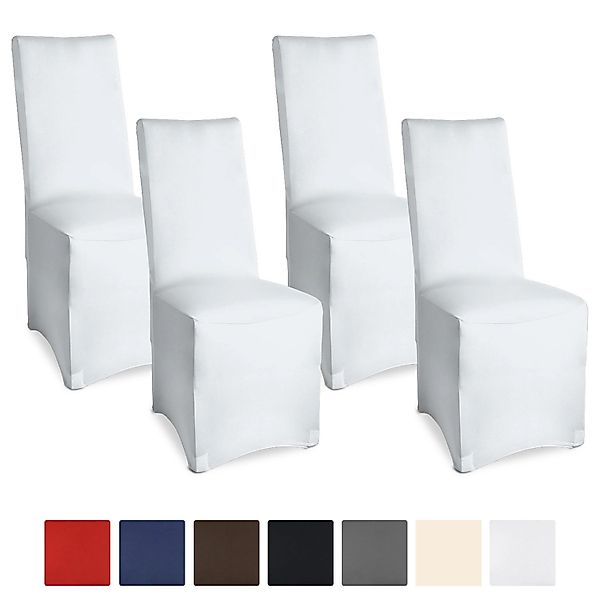 Beautissu Stuhlhusse Leona, Stretch 95x45x45cm 4er Set günstig online kaufen