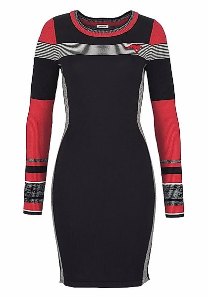 KangaROOS Strickkleid, mit Streifen-Details im Color Blocking Style günstig online kaufen