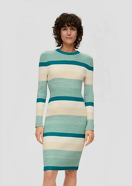 s.Oliver Minikleid Kleid mit Colour-Blocking Rippbündchen günstig online kaufen