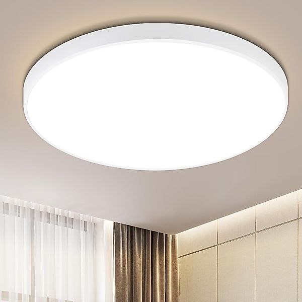 Nettlife LED Panel Badezimmer Schwarz Rund günstig online kaufen