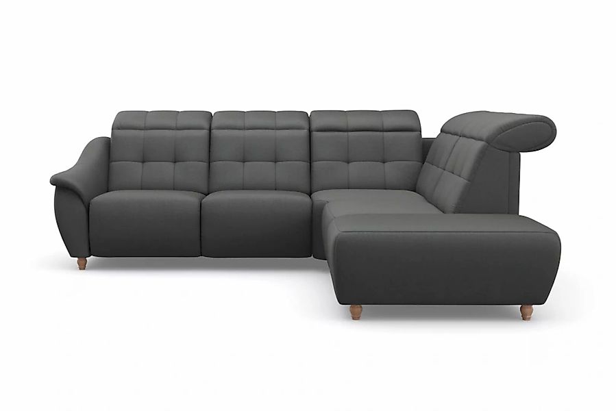 Home affaire Ecksofa »Boston L-Form«, Kopfteilverstellung an jeder Sitzfläc günstig online kaufen