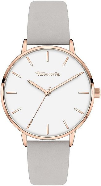 Tamaris Quarzuhr TT-0005-LQ, Armbanduhr, Damenuhr, Lederarmband, analog günstig online kaufen