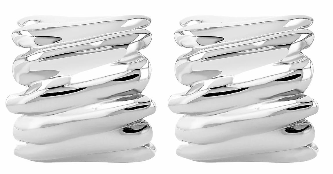 Adelia´s Paar Creolen "Damen Ohrringe – Creole aus Edelstahl" Ideal als Ges günstig online kaufen