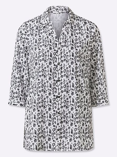 Sieh an! Klassische Bluse Longbluse . günstig online kaufen