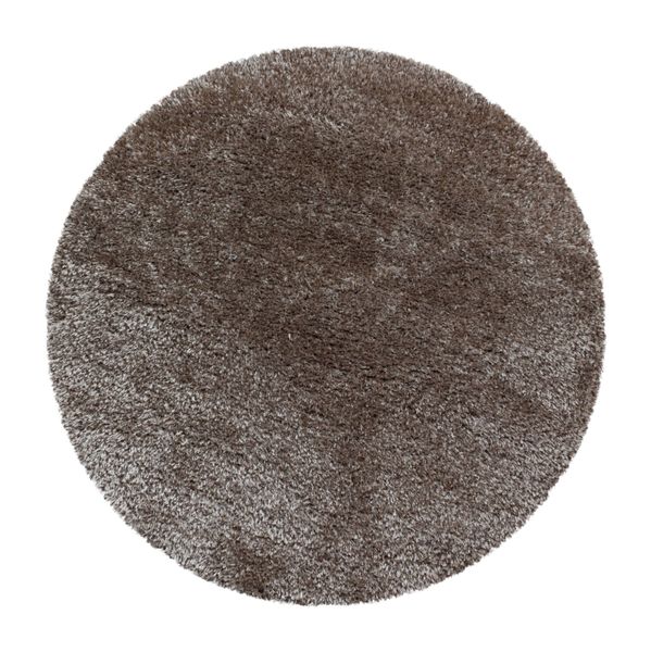 Carpettex Hochflor-Teppich Unicolor - Einfarbig, Rund, günstig online kaufen